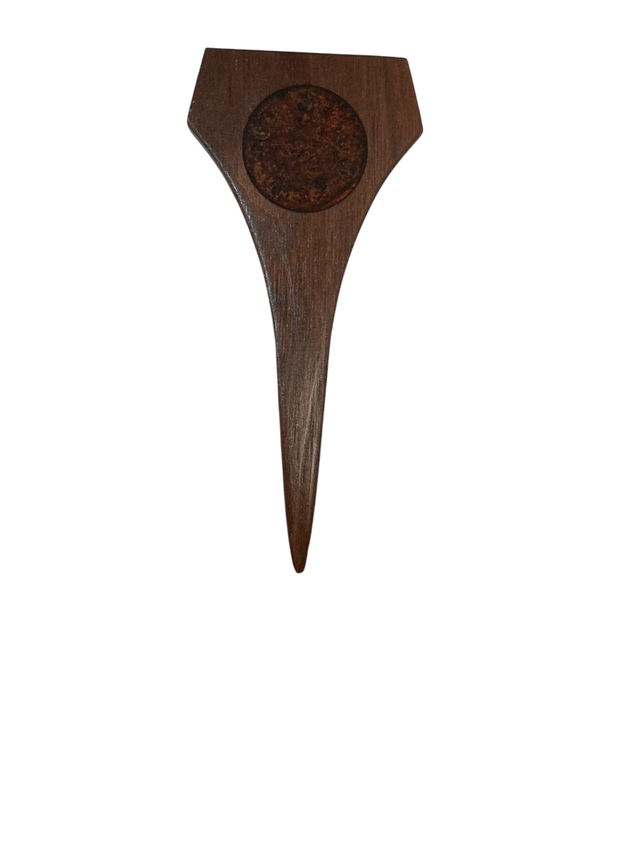 Alwyn: 5 - foot Ambrosia Maple River clock - Linear Clockworks