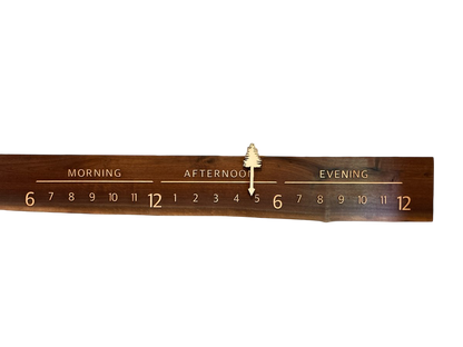 Anica: 5 - foot Walnut/Maple - Linear Clockworks
