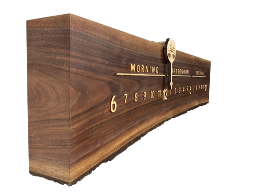 Cambrie: 3 - foot Walnut Maple - Linear Clockworks