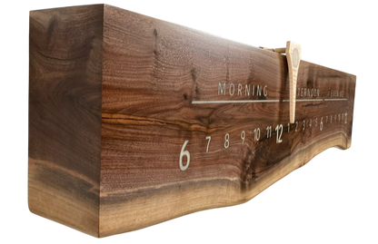 Blaine: 3 - foot Walnut - Linear Clockworks