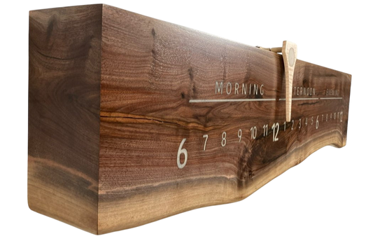Blaine: 3 - foot Walnut - Linear Clockworks