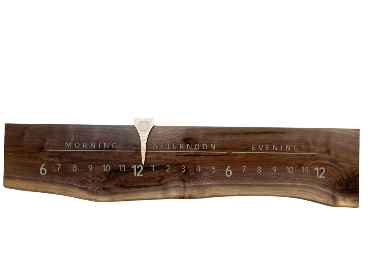 Blaine: 3 - foot Walnut - Linear Clockworks