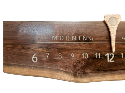 Blaine: 3 - foot Walnut - Linear Clockworks