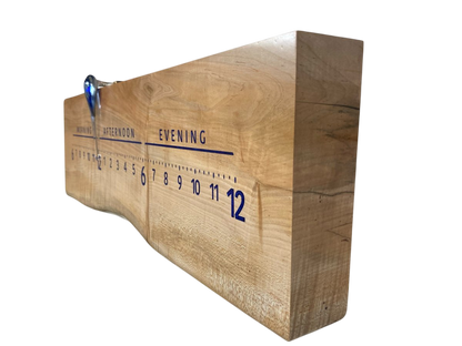 Cristall: 3 - foot Curly Maple - Linear Clockworks