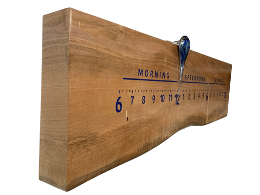 Cristall: 3 - foot Curly Maple - Linear Clockworks
