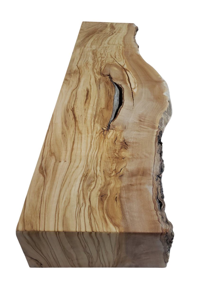 Smile: 3 - foot Olivewood/Walnut - Linear Clockworks