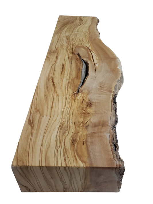 Smile: 3 - foot Olivewood/Walnut - Linear Clockworks