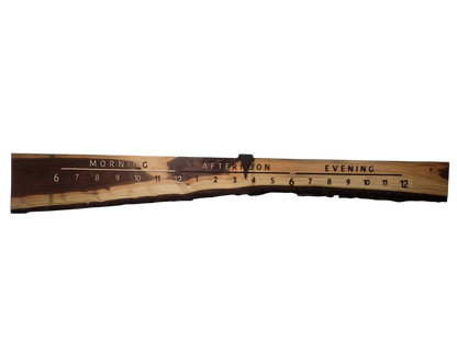 Spotty:7 - ft Walnut/Maple - Linear Clockworks