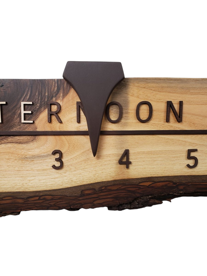 Spotty:7 - ft Walnut/Maple - Linear Clockworks