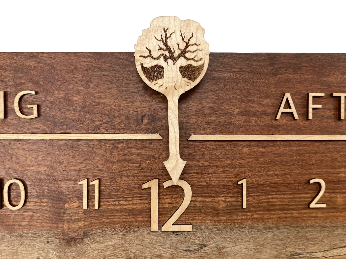 Quinn: 5 - foot Chechen/Maple - Linear Clockworks