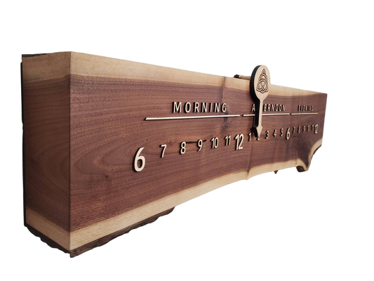 Runic: 3 - foot Walnut / Maple - Linear Clockworks