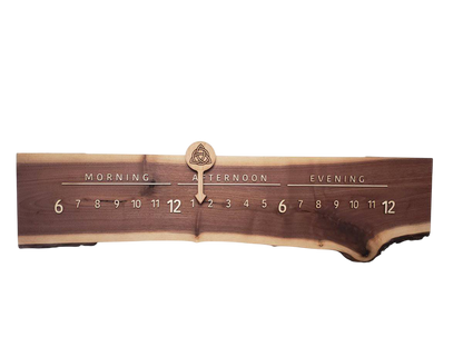 Runic: 3 - foot Walnut / Maple - Linear Clockworks