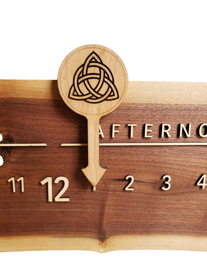 Runic: 3 - foot Walnut / Maple - Linear Clockworks