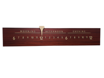 Rosella:3 - foot Padouk/Maple - Linear Clockworks