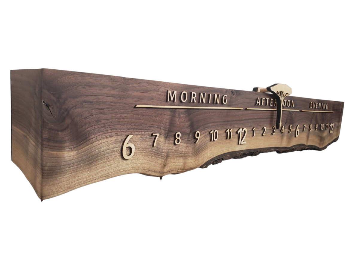 Thorn:3 - foot Walnut/Maple - Linear Clockworks
