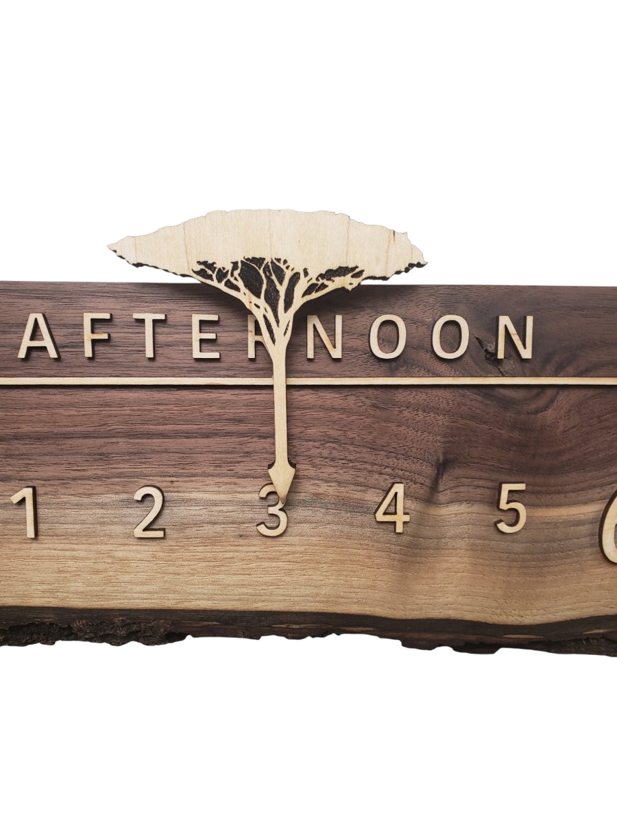 Thorn:3 - foot Walnut/Maple - Linear Clockworks
