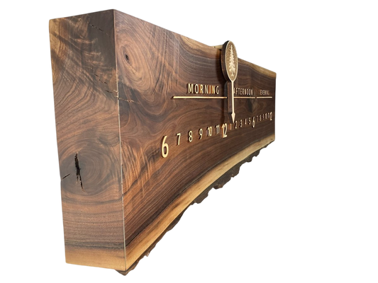 Jaxson: 3 - foot Walnut/Maple - Linear Clockworks