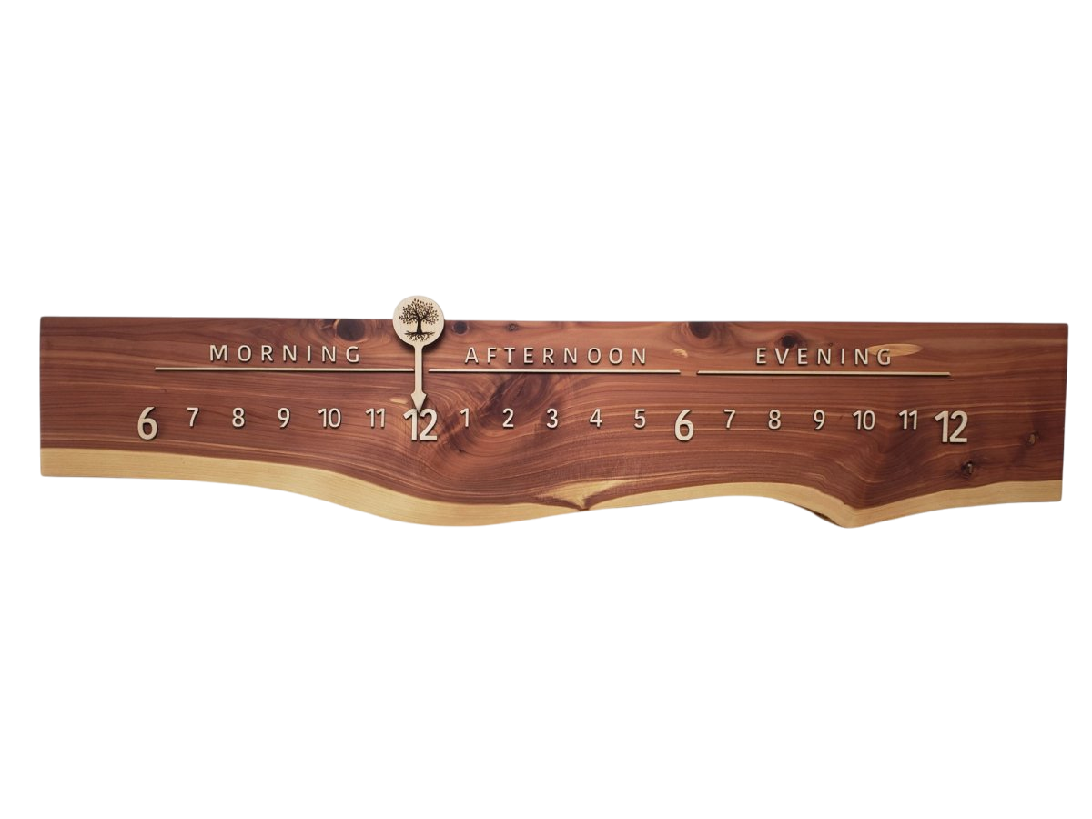 Treasure:3 - foot Cedar/Maple - Linear Clockworks