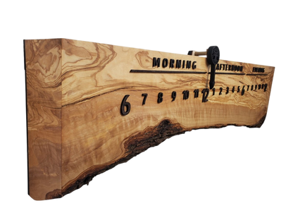 Verdin:3 - foot Olivewood/Wenge - Linear Clockworks