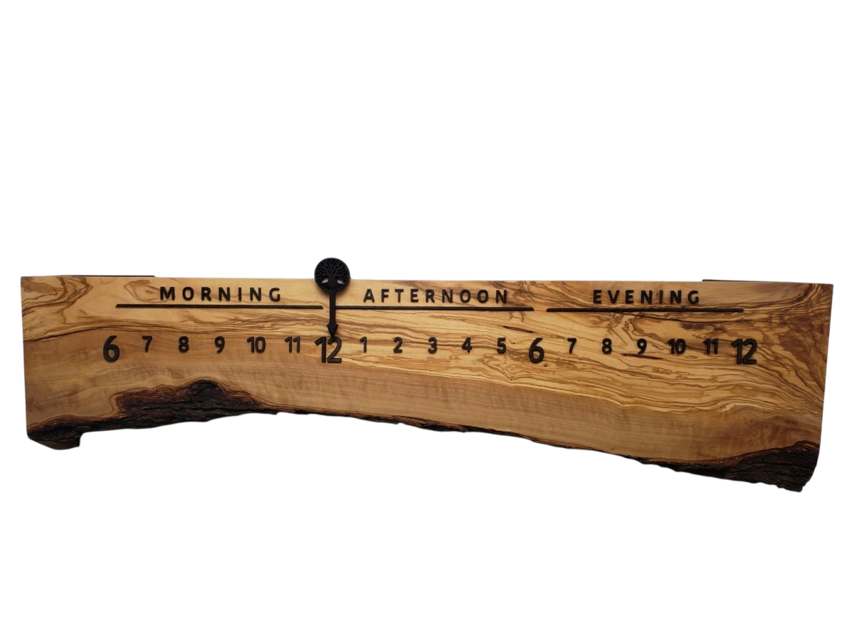 Verdin:3 - foot Olivewood/Wenge - Linear Clockworks