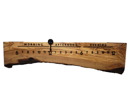 Verdin:3 - foot Olivewood/Wenge - Linear Clockworks