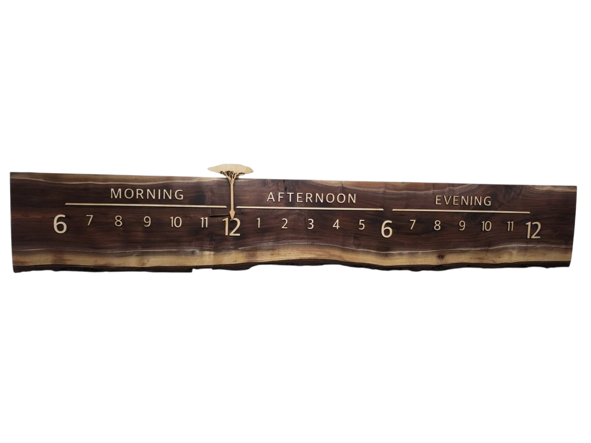 Smoky:5 - ft Walnut/Maple - Linear Clockworks