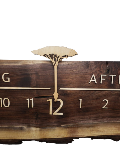 Smoky:5 - ft Walnut/Maple - Linear Clockworks