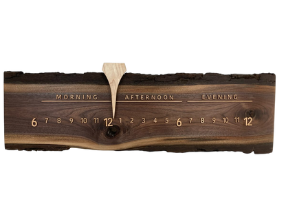 Jace: 3 - foot Walnut/Maple - Linear Clockworks