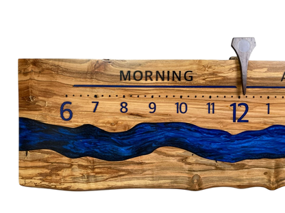 Leith: 5 - foot Spalted Ambrosia - Linear Clockworks