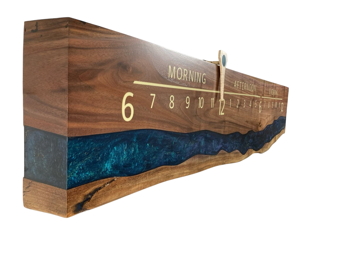 Rayan: 5 - foot Riverclock - Linear Clockworks