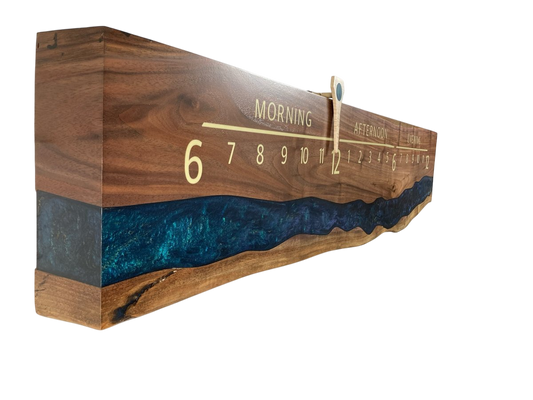 Rayan: 5 - foot Riverclock - Linear Clockworks