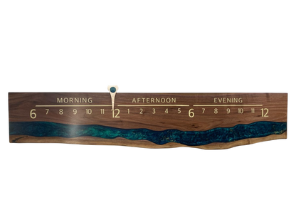 Rayan: 5 - foot Riverclock - Linear Clockworks