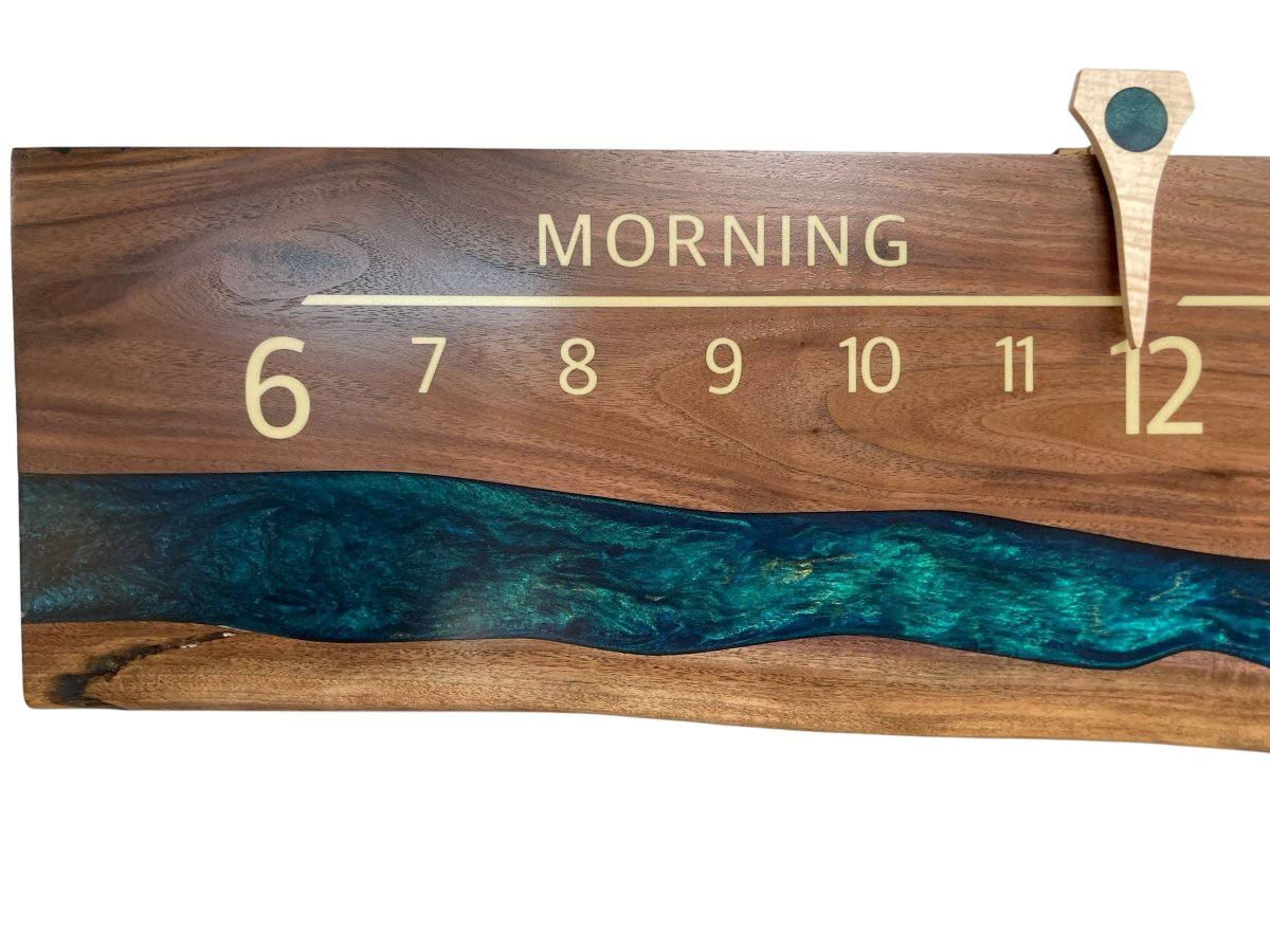 Rayan: 5 - foot Riverclock - Linear Clockworks
