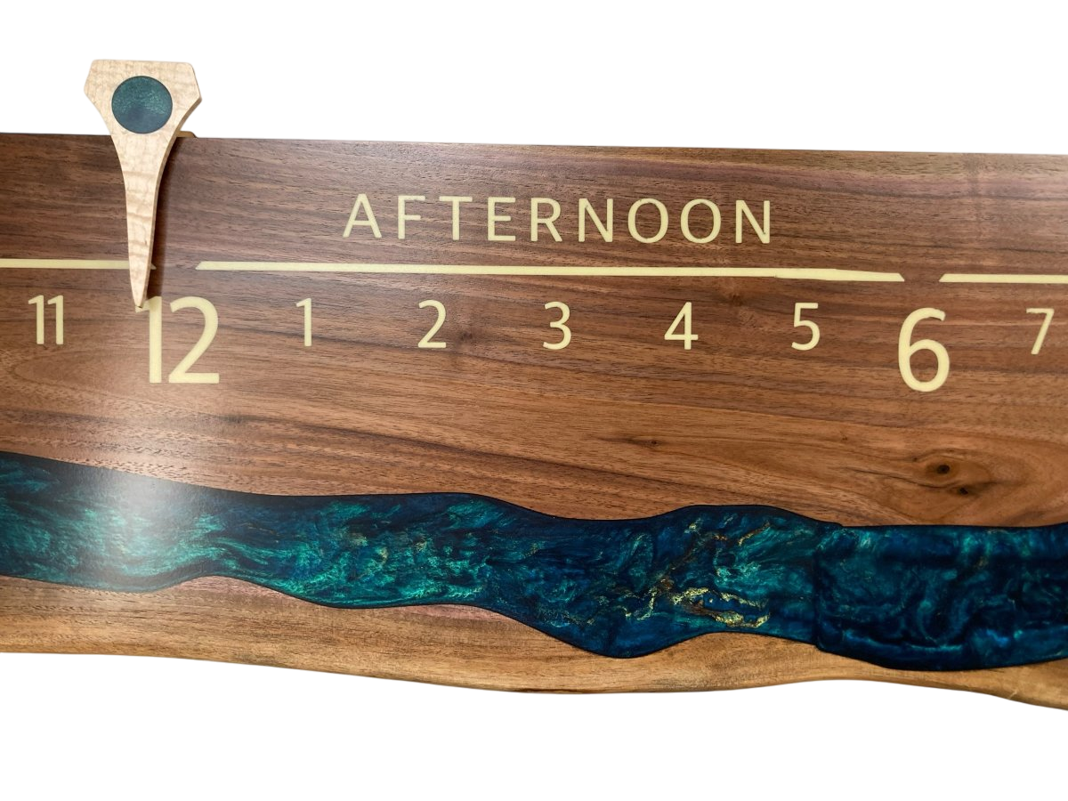 Rayan: 5 - foot Riverclock - Linear Clockworks