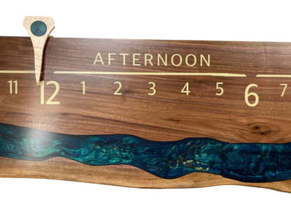 Rayan: 5 - foot Riverclock - Linear Clockworks