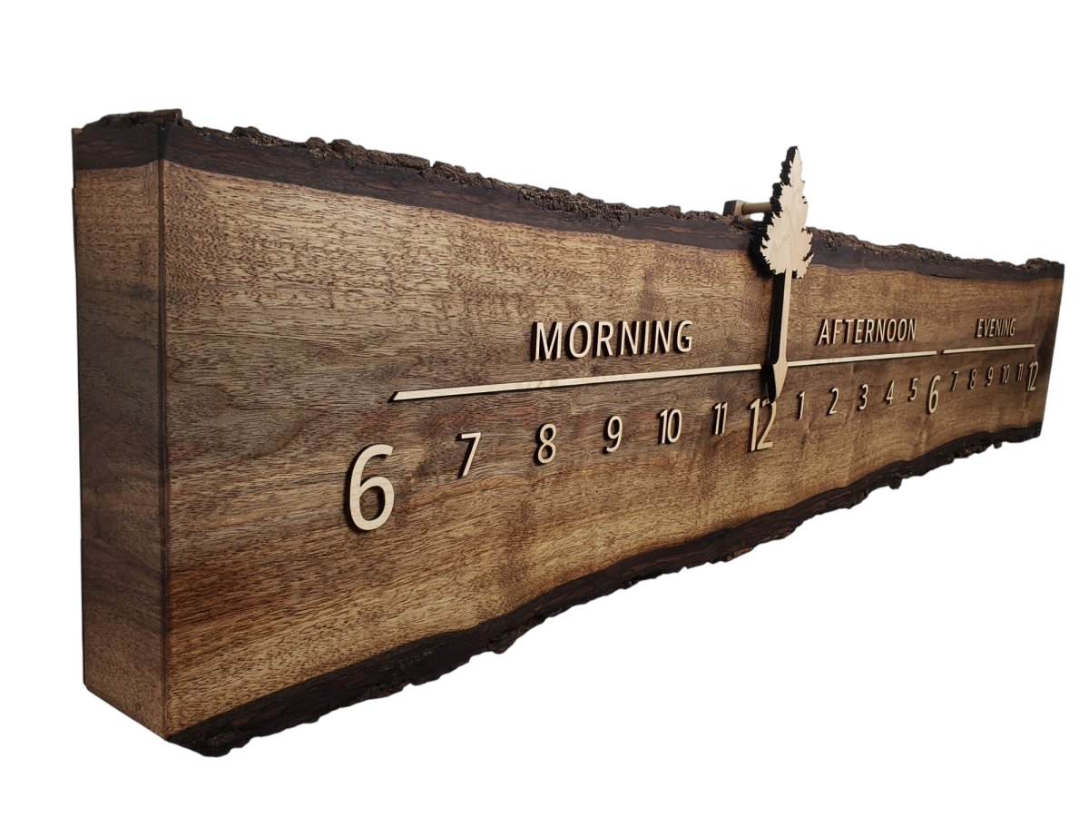 Tennessee:5 - foot Walnut/Maple - Linear Clockworks