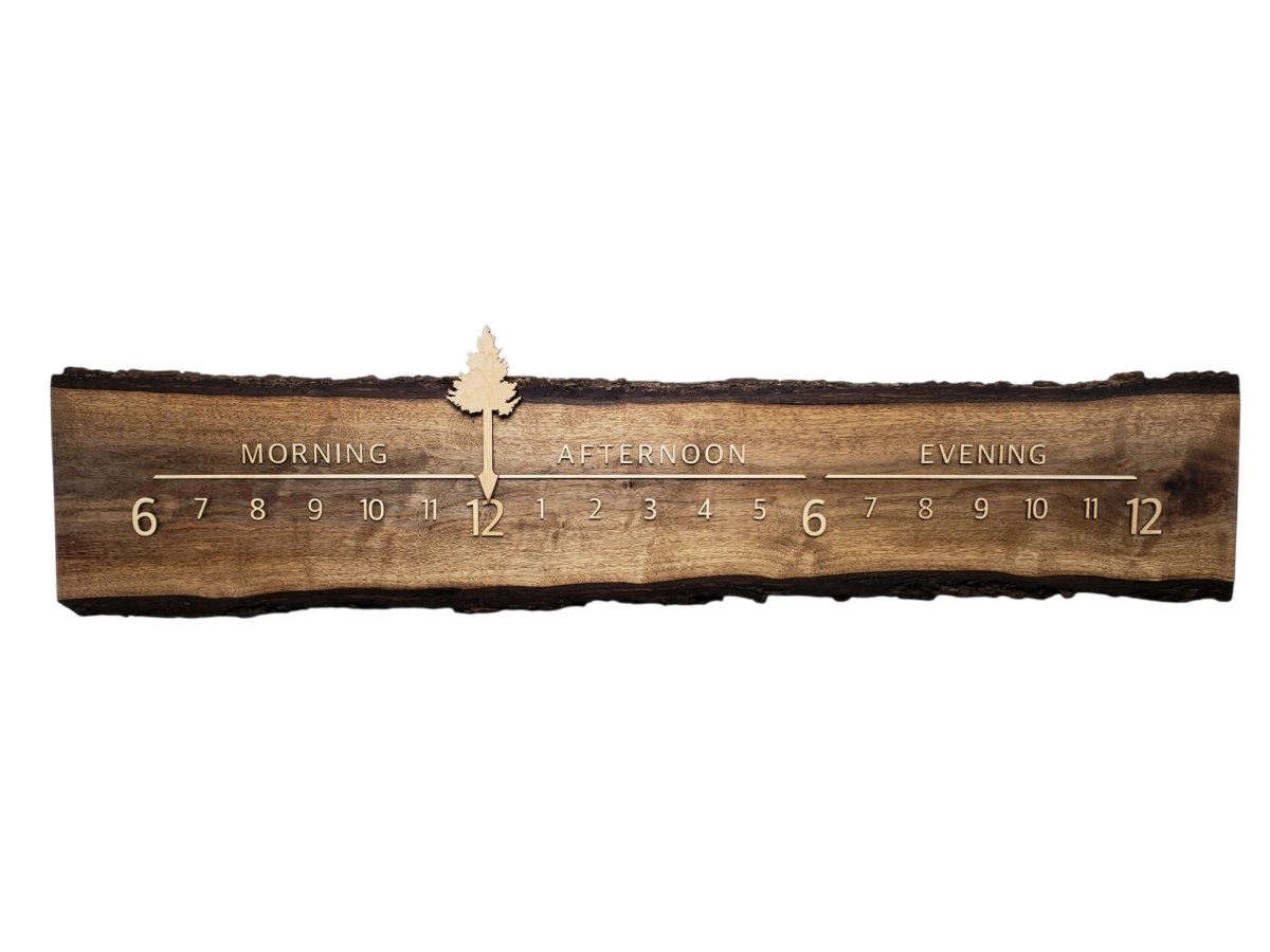 Tennessee:5 - foot Walnut/Maple - Linear Clockworks