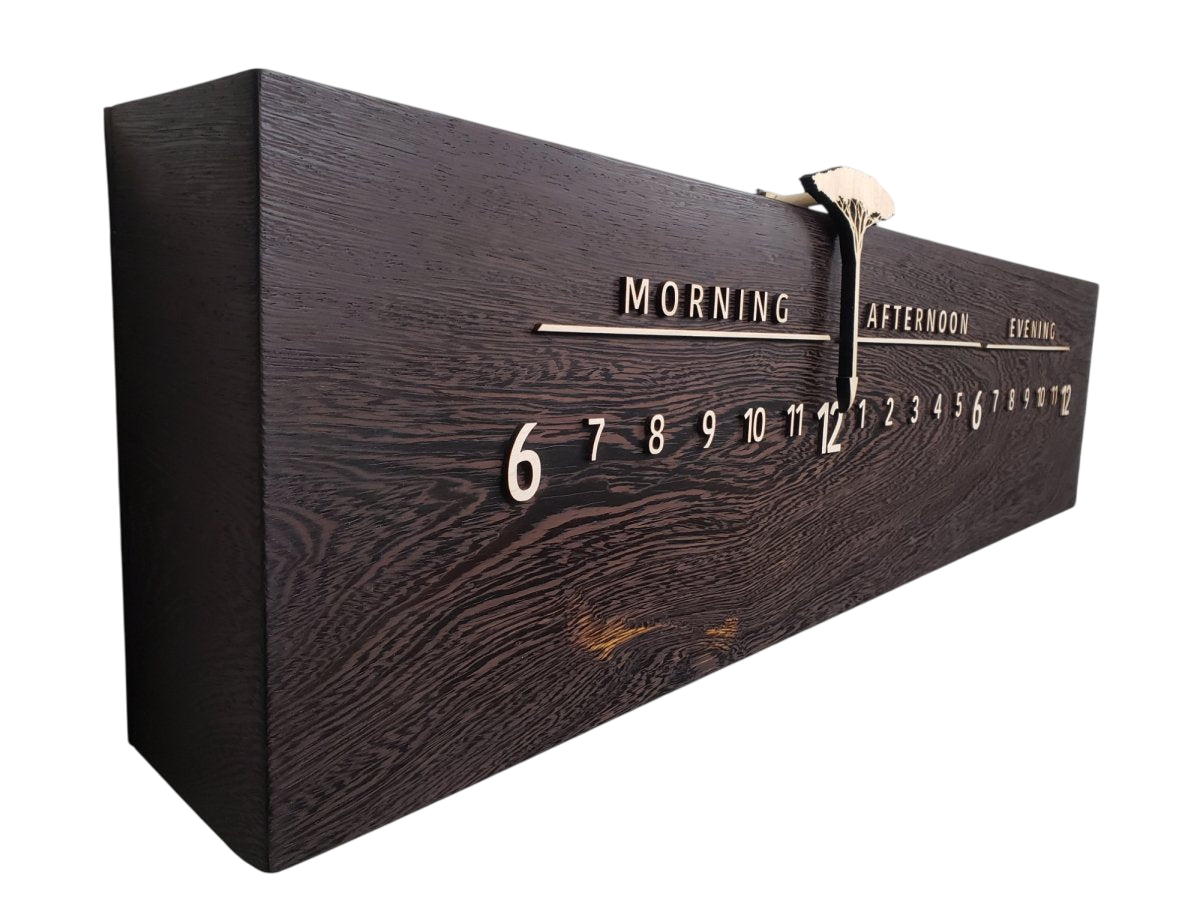 Uriel:3 - foot Wenge/Maple - Linear Clockworks