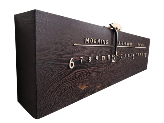 Uriel:3 - foot Wenge/Maple - Linear Clockworks