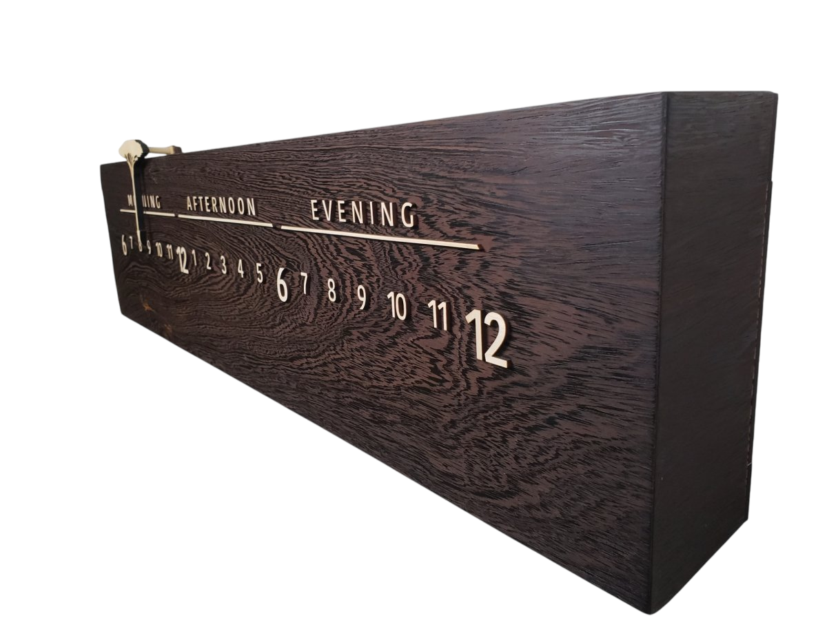 Uriel:3 - foot Wenge/Maple - Linear Clockworks