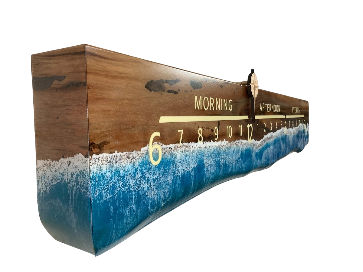 Sebastian: 5ft Ocean Riverclock - Linear Clockworks