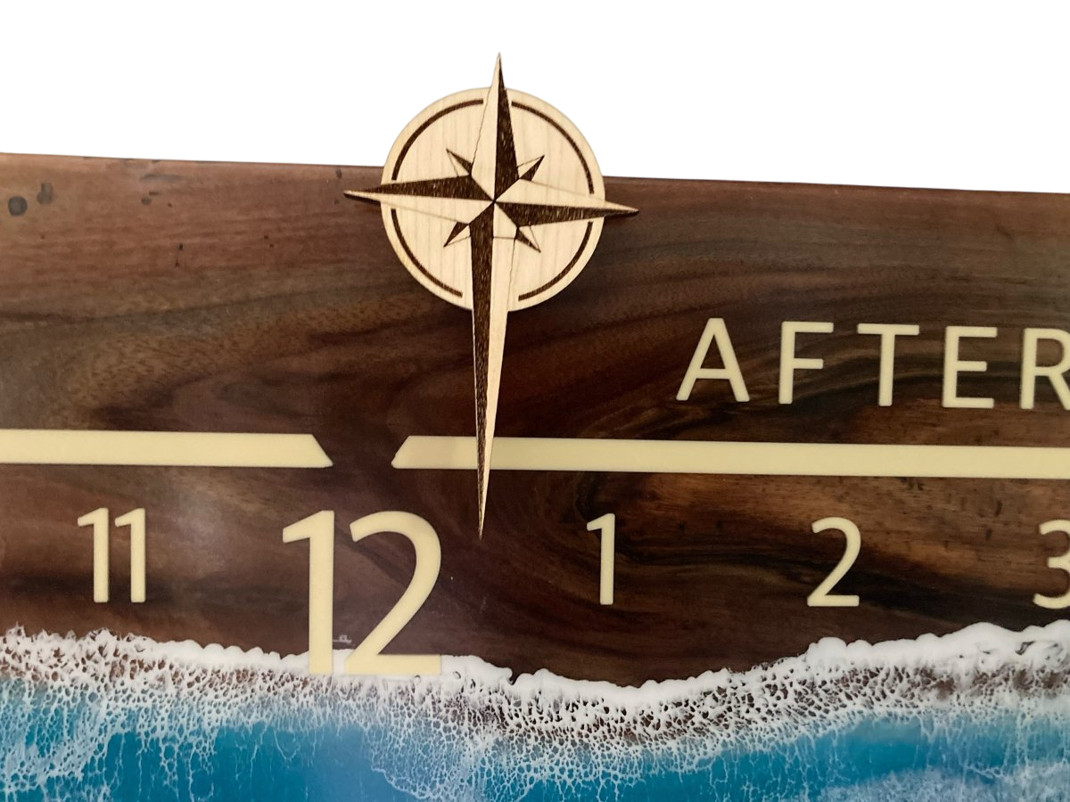 Sebastian: 5ft Ocean Riverclock - Linear Clockworks