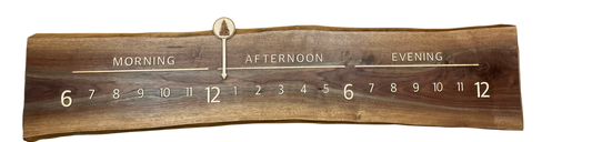 Griffin: 5-foot walnut / maple - Linear Clockworks