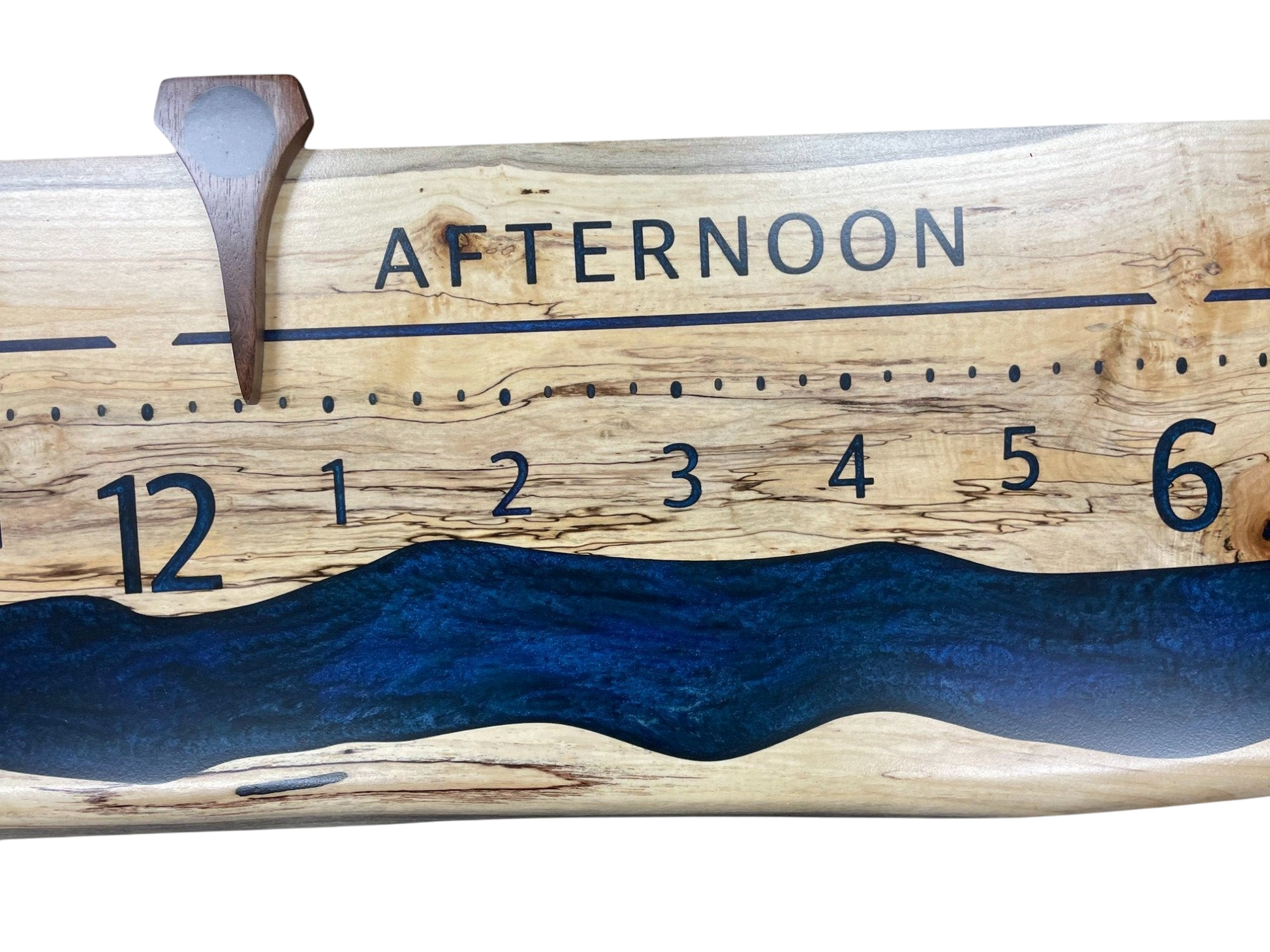 Leithlike: 5-foot Spalted Ambrosia - Linear Clockworks