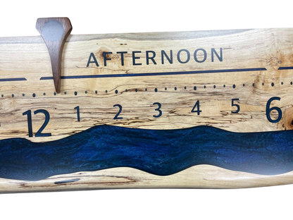 Leithlike: 5-foot Spalted Ambrosia - Linear Clockworks