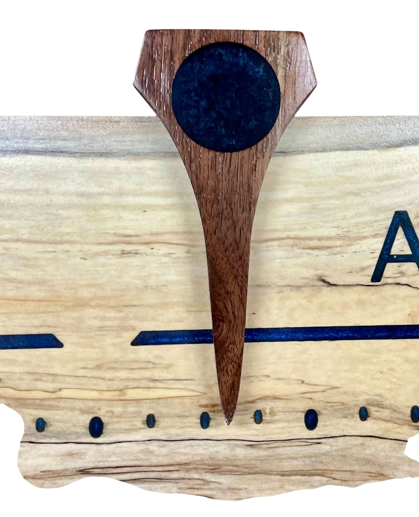 Leithlike: 5-foot Spalted Ambrosia - Linear Clockworks