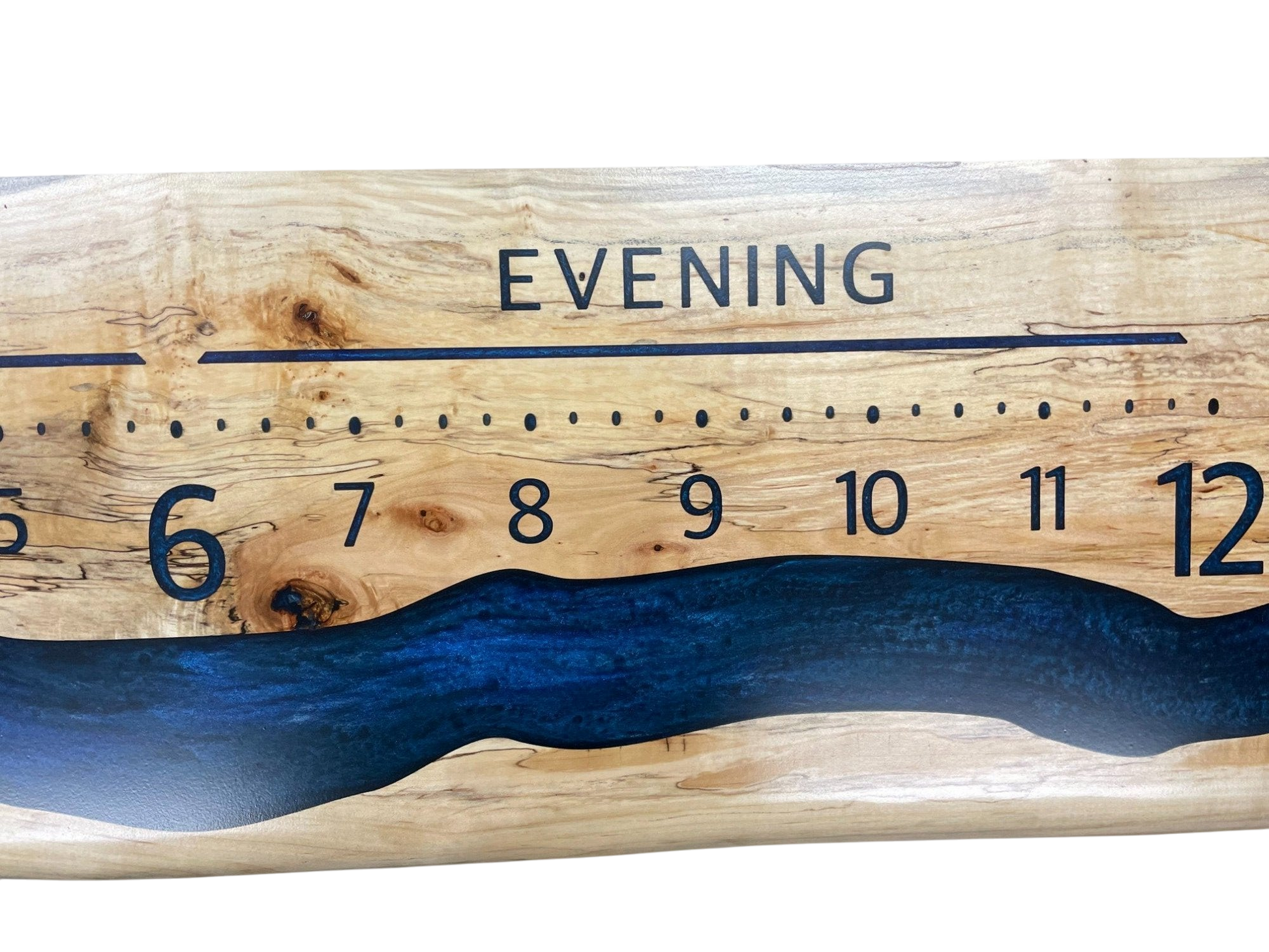 Leithlike: 5-foot Spalted Ambrosia - Linear Clockworks
