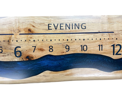 Leithlike: 5-foot Spalted Ambrosia - Linear Clockworks
