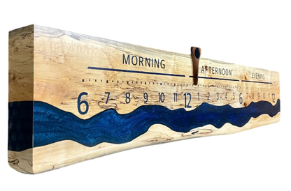Leithlike: 5-foot Spalted Ambrosia - Linear Clockworks