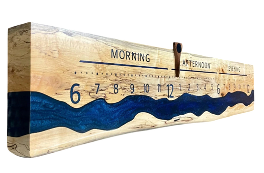 Leithlike: 5-foot Spalted Ambrosia - Linear Clockworks